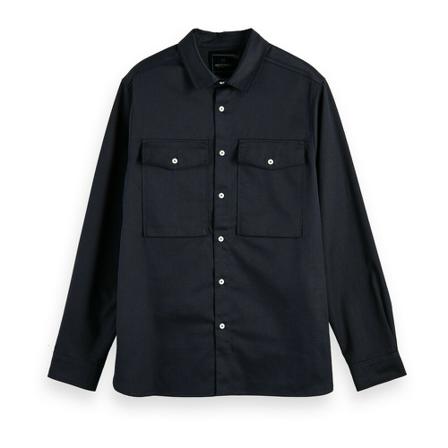 Scotch & Soda, shirt Zwart, Heren, Maat:S