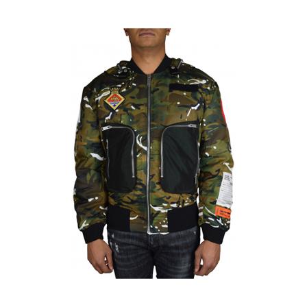 Heron Preston Bomber jacket , Groen , Heren , Maat: M