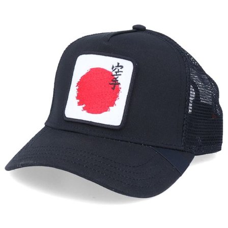 Iconic - Svart trucker Keps - Eastern Vibe Patch Black Trucker @ Hatstore