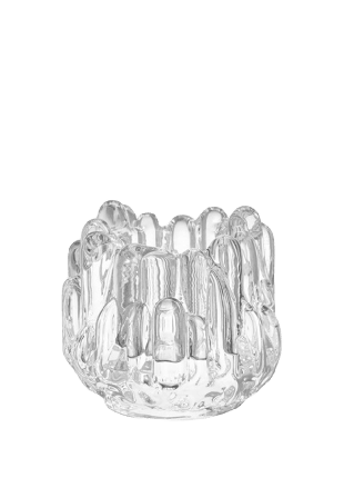 Kosta Boda Ljuslykta Polar Dekoration Transparant H: 8.6cm