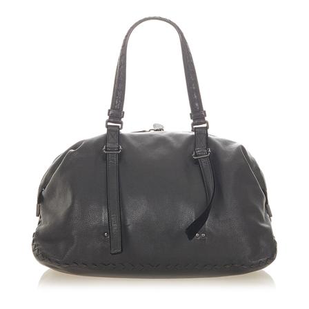 Bottega Veneta Vintage, Pre-owned Shoulder Bag Zwart, Dames, Maat:ONE Size