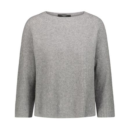 Weekend, Round Neck Knitwear Grijs, Dames, Maat:M