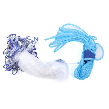 Fiskenett Nylon Monofilament Amerikansk Stil Kastegarn Utomhus Håndkast Fiskegarn 3 meter