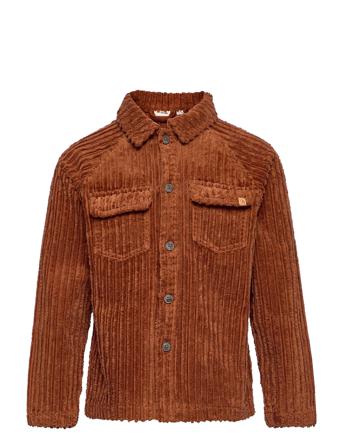 Nmmellery Ls Loose Shirt Brown Lil'Atelier