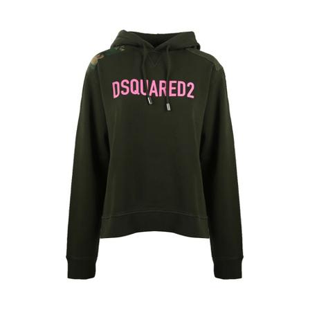 Dsquared2 Hoodies , Groen , Dames , Maat: S