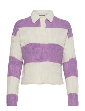 Onlnicci L/S Block Polo Pullover Ex Knt Pullover Multi/mønstret ONLY