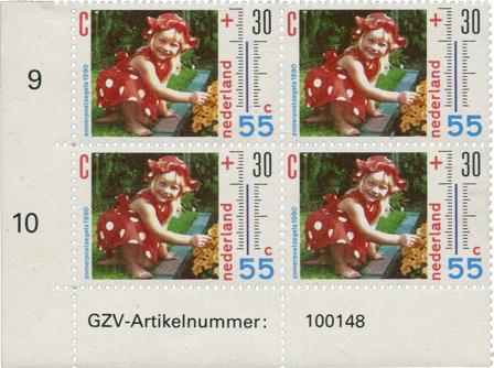 Holland 1990 - NVPH 1444 - 4-Miniark - Postfrisk