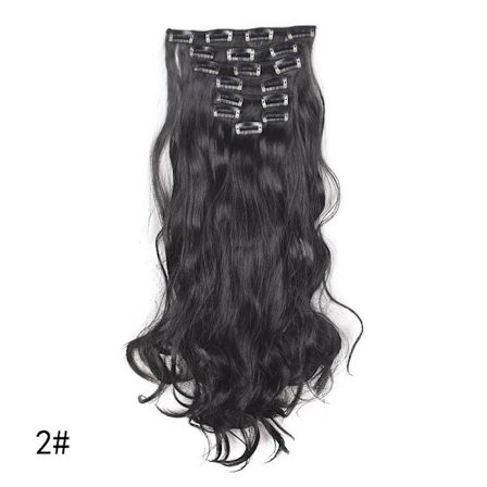 Mikrokrusigt hårförlängning med långa hårfibrer B B