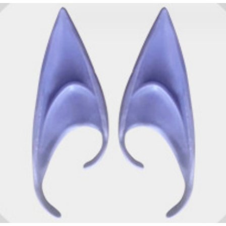 1 par lilla alfeører mystiske engleører Halloween dekoration