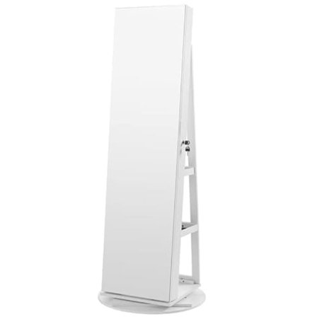 Songmics smykkeskab - fuldlængdespejl på 37x155 cm