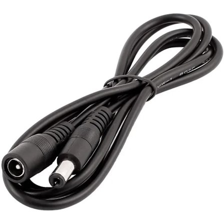 5m DC 12V skjøteledning DC-kontakt 5,5 mm x 2,1 mm DC 0-36V strømkabel hann til hunn elektrisk skjøteledning