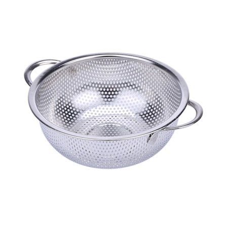 Sil Colander med Handtag, Perforerad Sil för Kök Pasta/grönsaker/ris