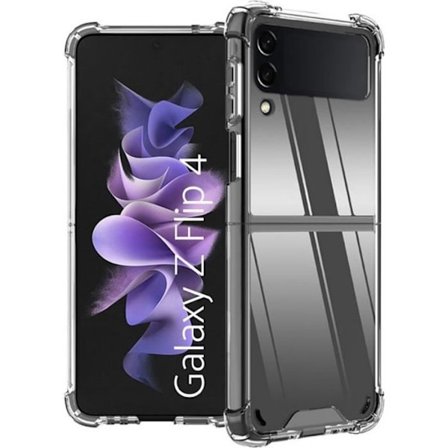 Coque - Phonillico - Samsung Z FLIP 4 - Stöttålig - Mjuk silikon - Transparent