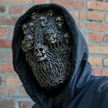 Halloween Party Skull Mask Holiday Skrekkrekvisitter - Perfet