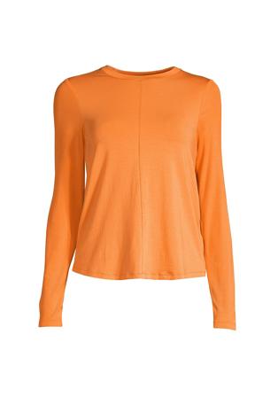 Casall Delight Crew Neck Long Sleeve Juicy Orange 36, Tøj & Bolig, Træningstøj, Træningsbluser