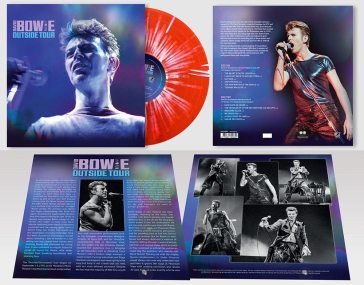 Outside tour - live '95 - red/white David Bowie
