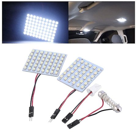 10 st 48-SMD 1210 LED-panel Inredningsbelysning Glödlampa