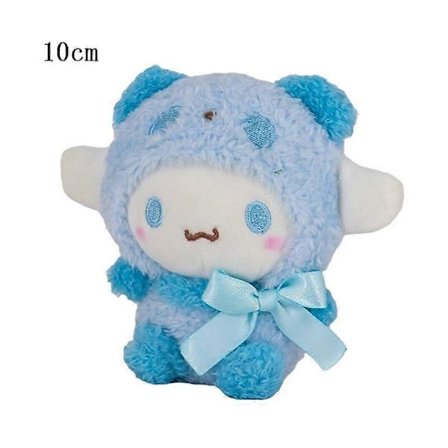10-15cm Sanrio Plysj Kosedyr Tegneserie Anime Figur Kuromi My Melody Cinnamoroll Søte Dukker Baby Bursdagsgaver Kawaii Dekor