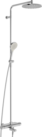 Oras Optima Style 7193N-80 Takdusjsett 150 c/c Børstet stål, Baderom