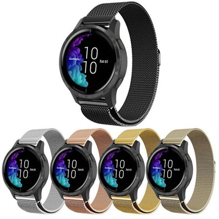 SKALO Milanese Loop till Garmin Venu 2 - Fler färger