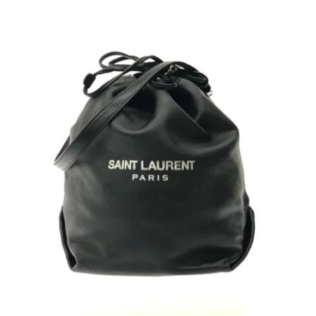 Saint Laurent Vintage Pre-owned Læder skuldertasker Sort, Dame Vintage Tasker, Størrelse: ONE Size