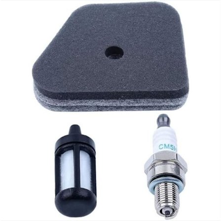 Tennpluggsett Luftfilter Drivstoffilter Passer Stihl FS87 FS90 FS100 FS110 FS130 Gressklipper Forgassersett
