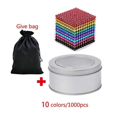 2025 DIY smykkeskrin i metal Konstruktion designer sæt magnetiske perler kugle Konstruktion farverig kreativ magnet