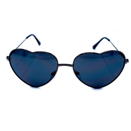 Hjerte solbriller sort