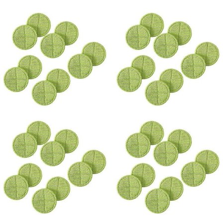 6x Erstatningsovertræk til Dampmoppe Damprenser Erstatningsovertræk til Varm Spraymoppe, Power Pads Family P