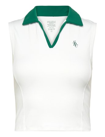 Sporty & Rich Src Sports Polo Vest - White - XL