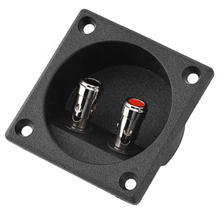 HURRISE Högtalarterminal Anslutningsbox Trycktyp fjäderkontakt Akustiska komponenter