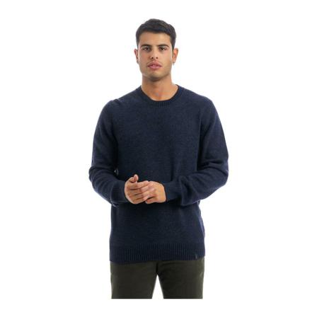 Fay, Round-neck Knitwear Blauw, Heren, Maat:XL