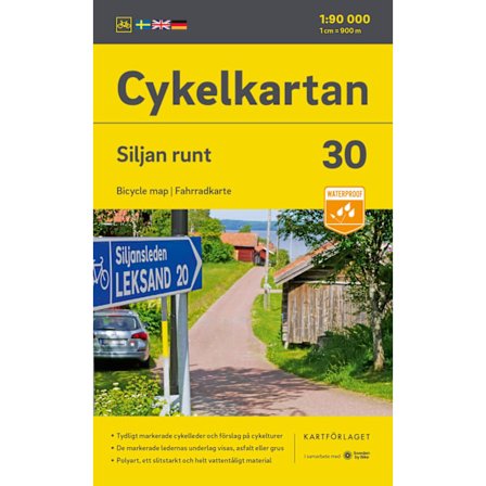 Cykelkartan Blad 30 Siljan runt 2023-2025 9789189427464