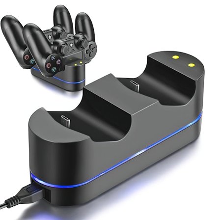Ladestasjon for PlayStation Handkontroller - Lader kompatibel med PS4