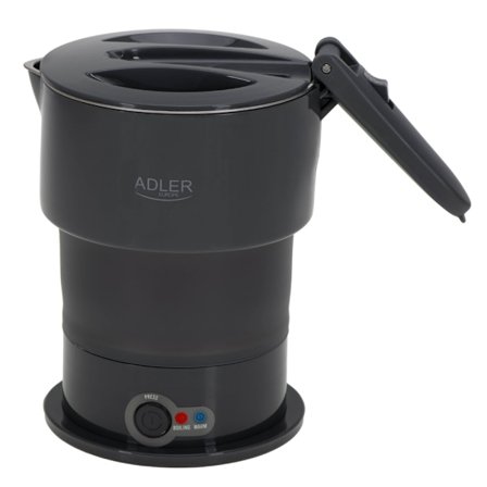 Hopfällbar resevattenkokare 0,6L med automatisk temperaturhålln