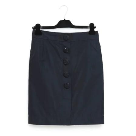 Louis Vuitton Vintage Pre-owned Polyester bottoms Sort, Dame Vintage Nederdele