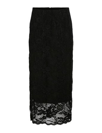 Vila | Vilorna Lace Midi Skirt | 34