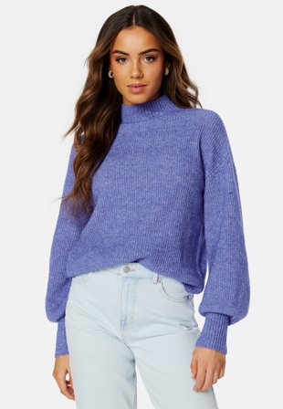 BUBBLEROOM Madina Knitted Sweater Purple Klær