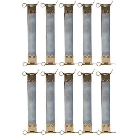 10 stk veske innvendig ramme håndlaget materiale DIY sytilbehør metall jern bronse 10 cm