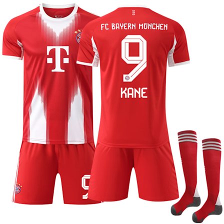 2025-2026 Bayern München Hjemme Barn Fotballtrøye Nr 9 Kane Hjemme