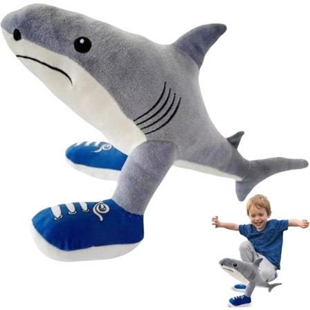 Pehmolelut lapsille, Plush, Tralalero Tralala Plush, pehmeä täytetty eläin tyynyhahmo nukke