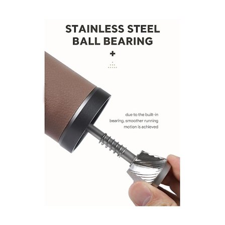 Manuell Kaffekvarn Bärbar Högkvalitativ Manuell Kvarn Hexagon Rostfritt Stål Kul Kvarn Justerbar