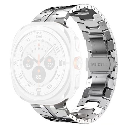 Galaxy Watch Ultra (2025) / 47 mm Armband Metall Silver