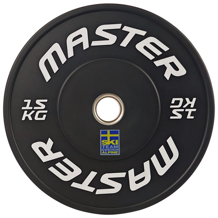 master-fitness Master Fitness Bumpervægte Ski Sort - Bodyman.dk