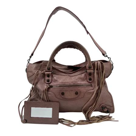 Balenciaga Vintage Pre-owned Handbags Pink, Dame Vintage Tasker, Størrelse: ONE Size