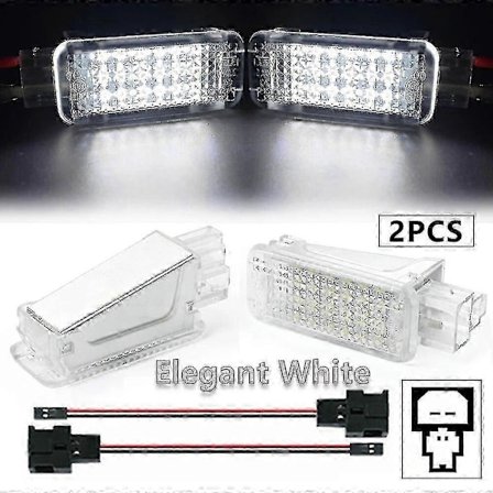 2025 LED Fotbrønnlys Bagasjerom Hanskerom Lampe For Skoda Octavia 1Z 5E Fabia Superb Rapid Yeti Kamiq Scala Citigo Roomste