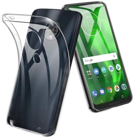 Motorola Moto G7 Plus støtdempende silikonetui Simple Transparent
