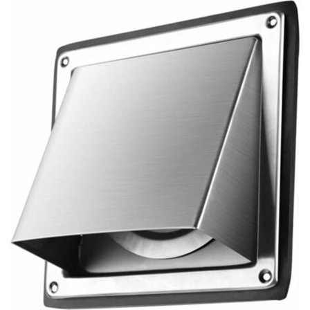 Ilmanvaihtoritilä 100mm Ruostumaton teräs,.pa