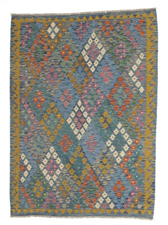 Kelim Afghan Old Style Matta Orientalisk (Ull, Afghanistan)
