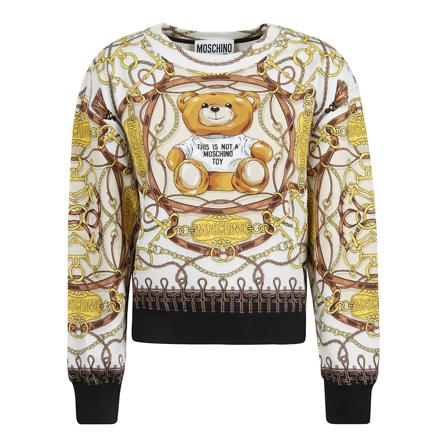 Moschino Sweater Hvid, Dame
